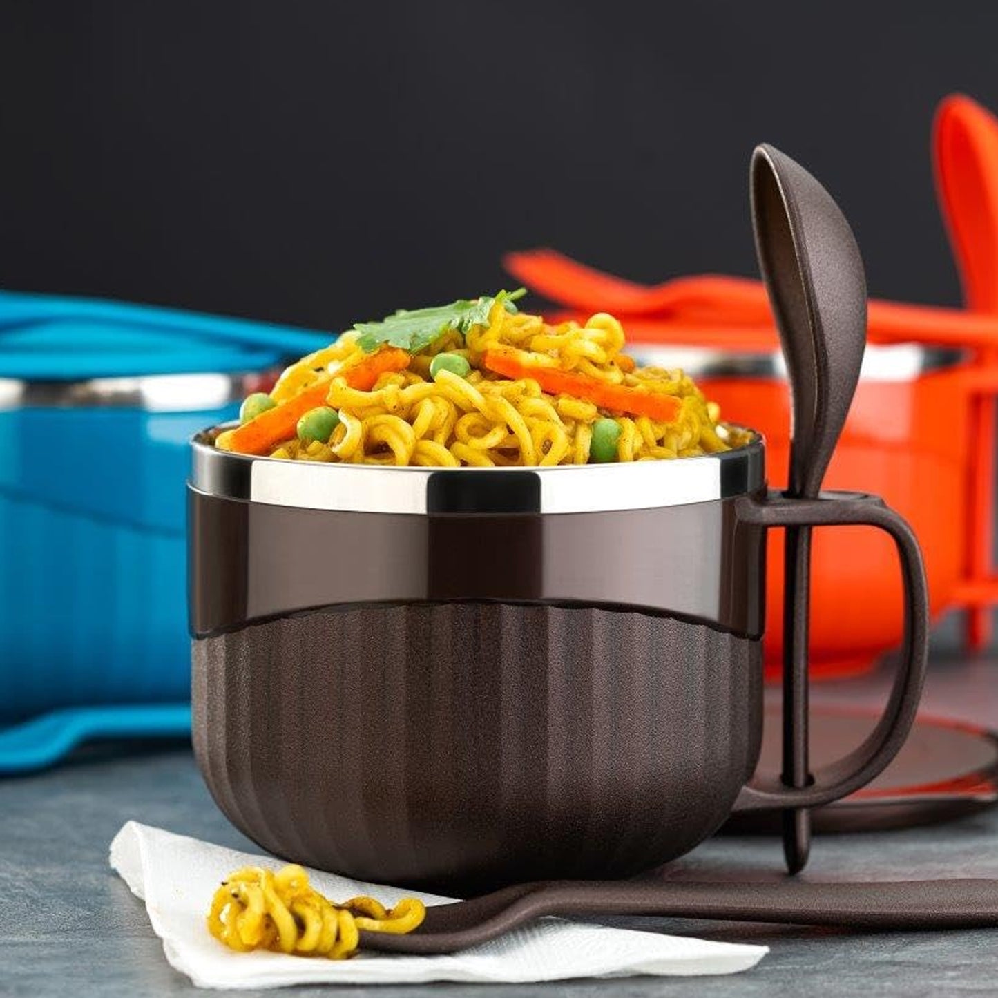 Homechef Tangy Twist Insulated Lunch Bowl (Approx 650Ml 1 Pc)