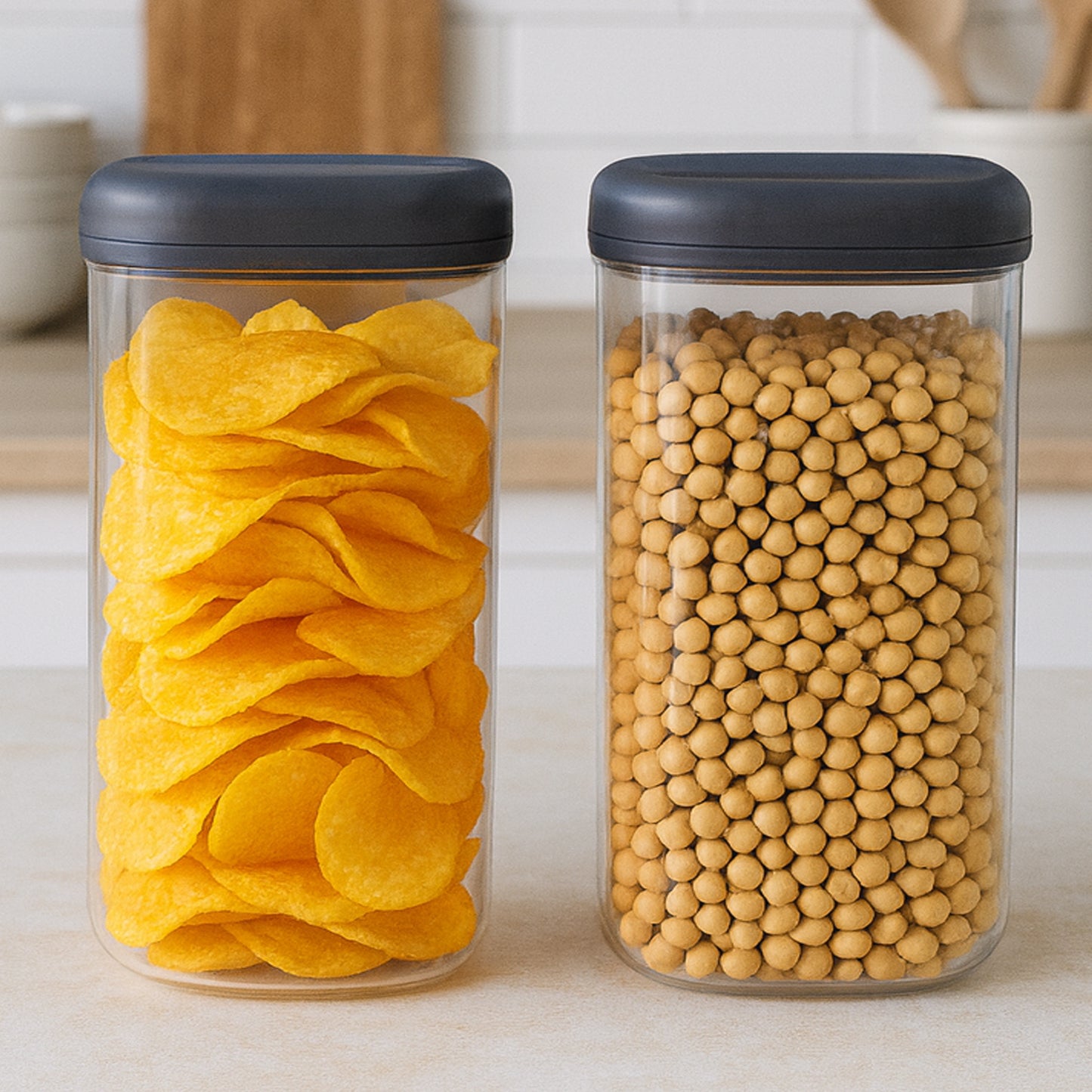 Supermom Airtight Kitchen Storage Containers (2 Pc Set 1500 Ml)