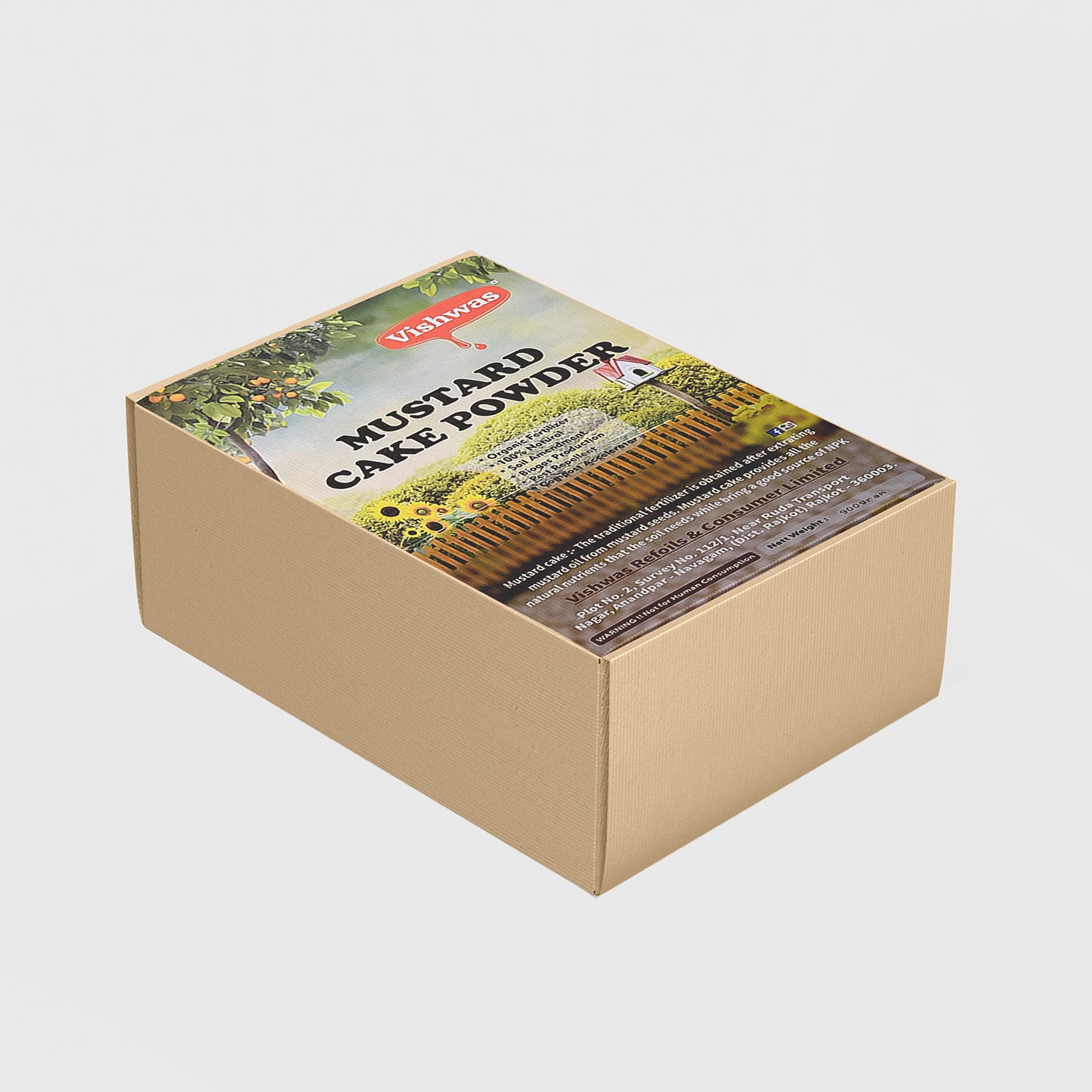 Mustard Cake Fertilizer For Plants 900Gm