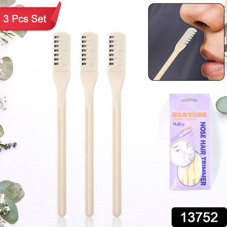 Nosehair Removal Trimmer Nose Hair Remover Razor Kit Blade (3 Pcs Set)
