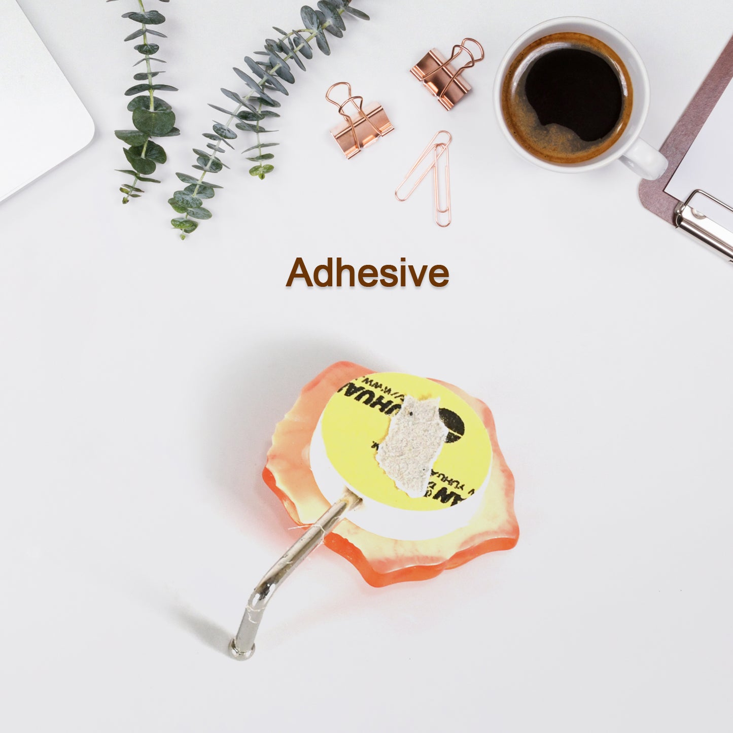 Multipurpose Mix Design Self Adhesive Wall Hooks Load Capacity Upto 1 Kg