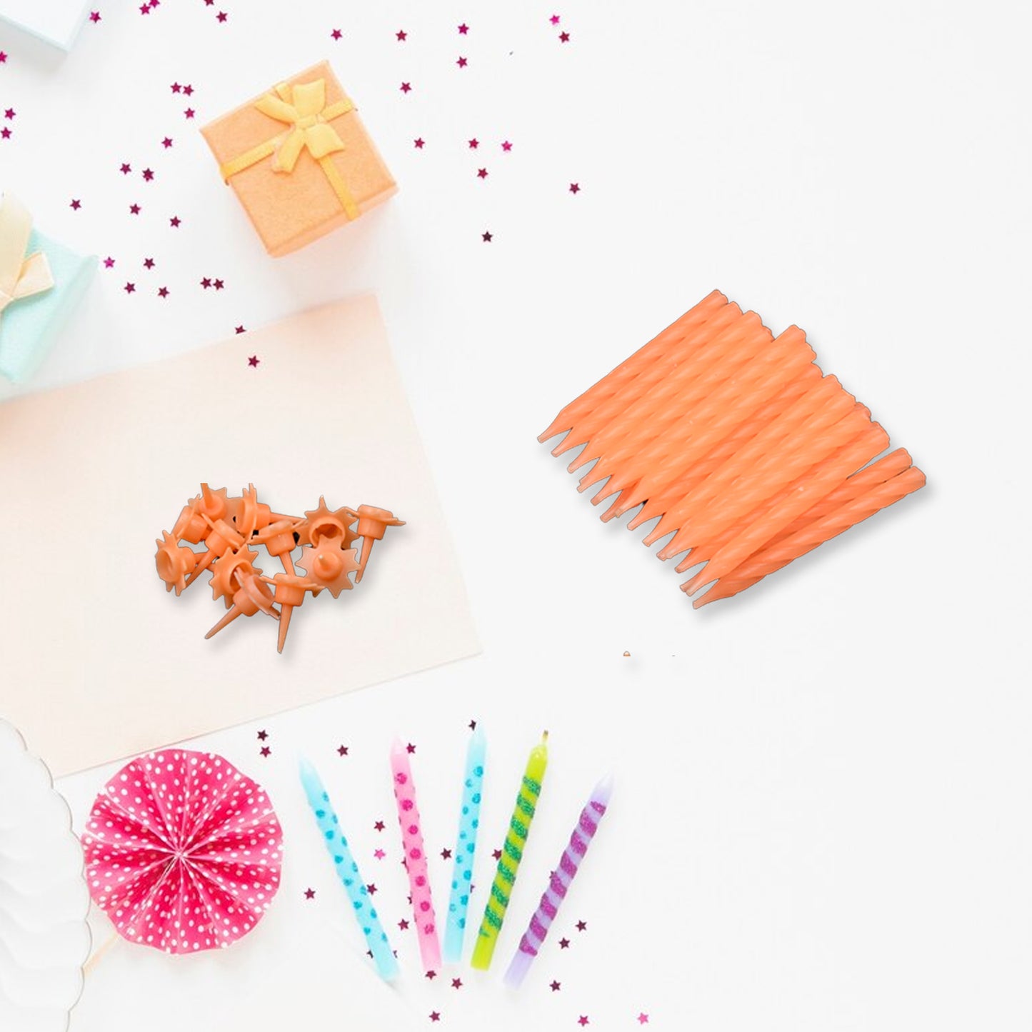 Birthday Party Candles (Pack Of 24 Pcs)