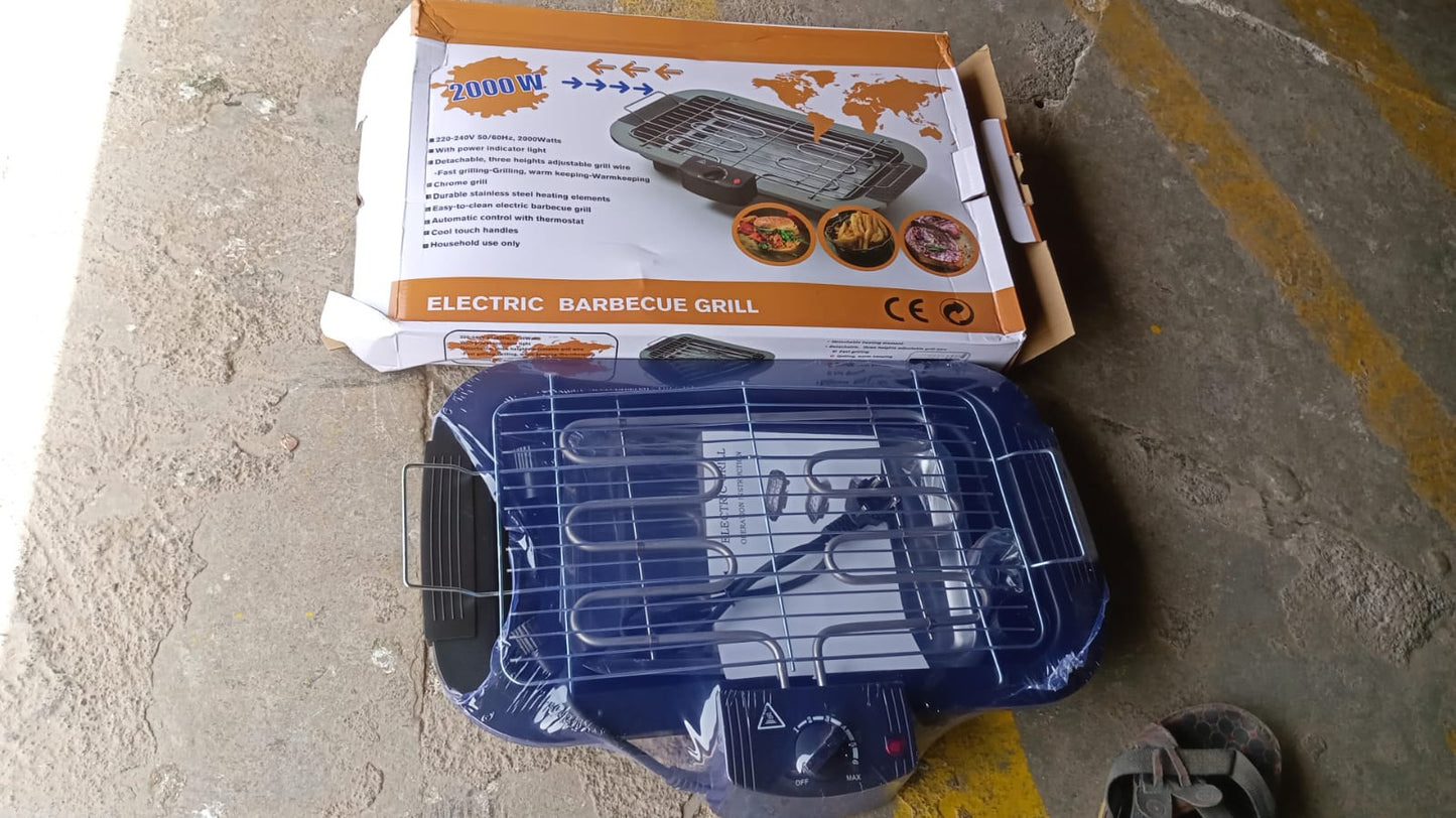 Electric Barbecue Grill 2000W (1 Pc)