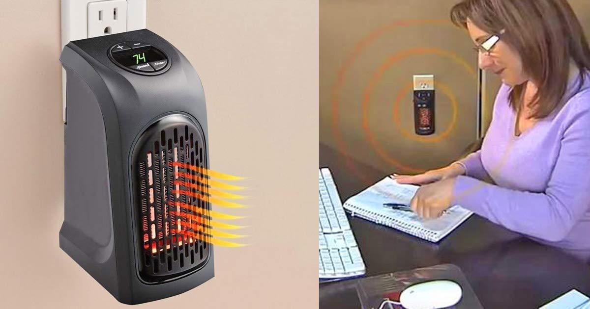 Electric Mini Handy Heater Plug-In Wall (400W)