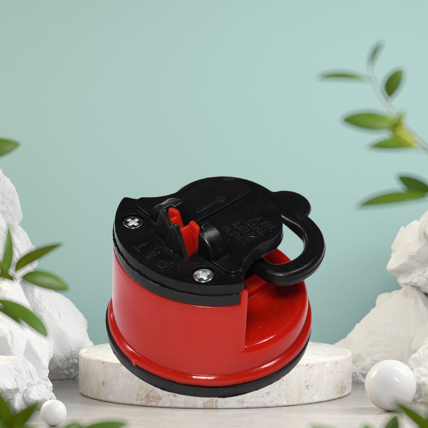 Manual Mini Kitchen Knife Sharpener For Sharpening Stainless Steel Sharpening Tool For Ceramic Knife And Steel Knives Mini Knife Sharpener With Suction Pad