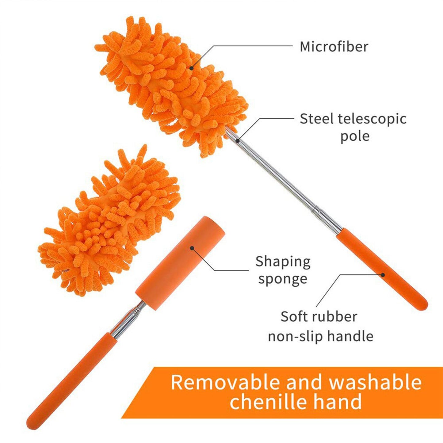 Multipurpose Microfiber Fan Cleaning Duster For Quick And Easy Cleaning