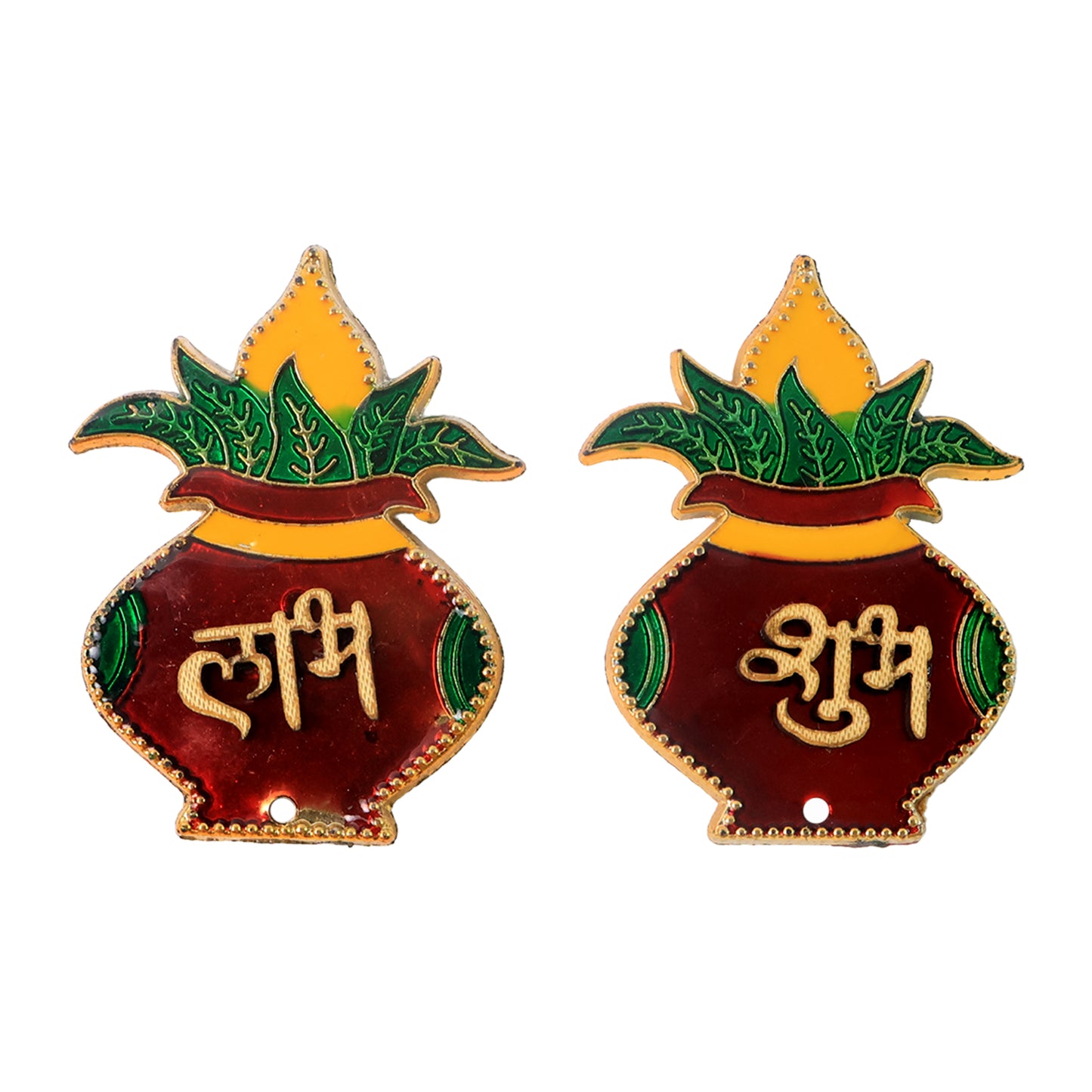 Shubhlabh Kalash Shaped Wall Hangings (2 Pc)
