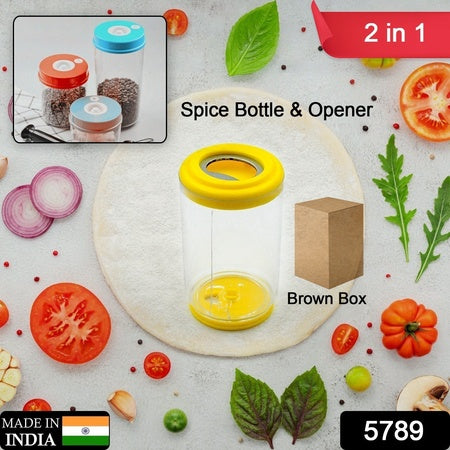Salt Bottle Salt Dispenser With Opener Salt Shaker Pack Of 1 Seasoning Shaker High Quality Plastic Bottle For Home Cooking Picnic Camping Ration Salt Shakers (4 Pc Moq)