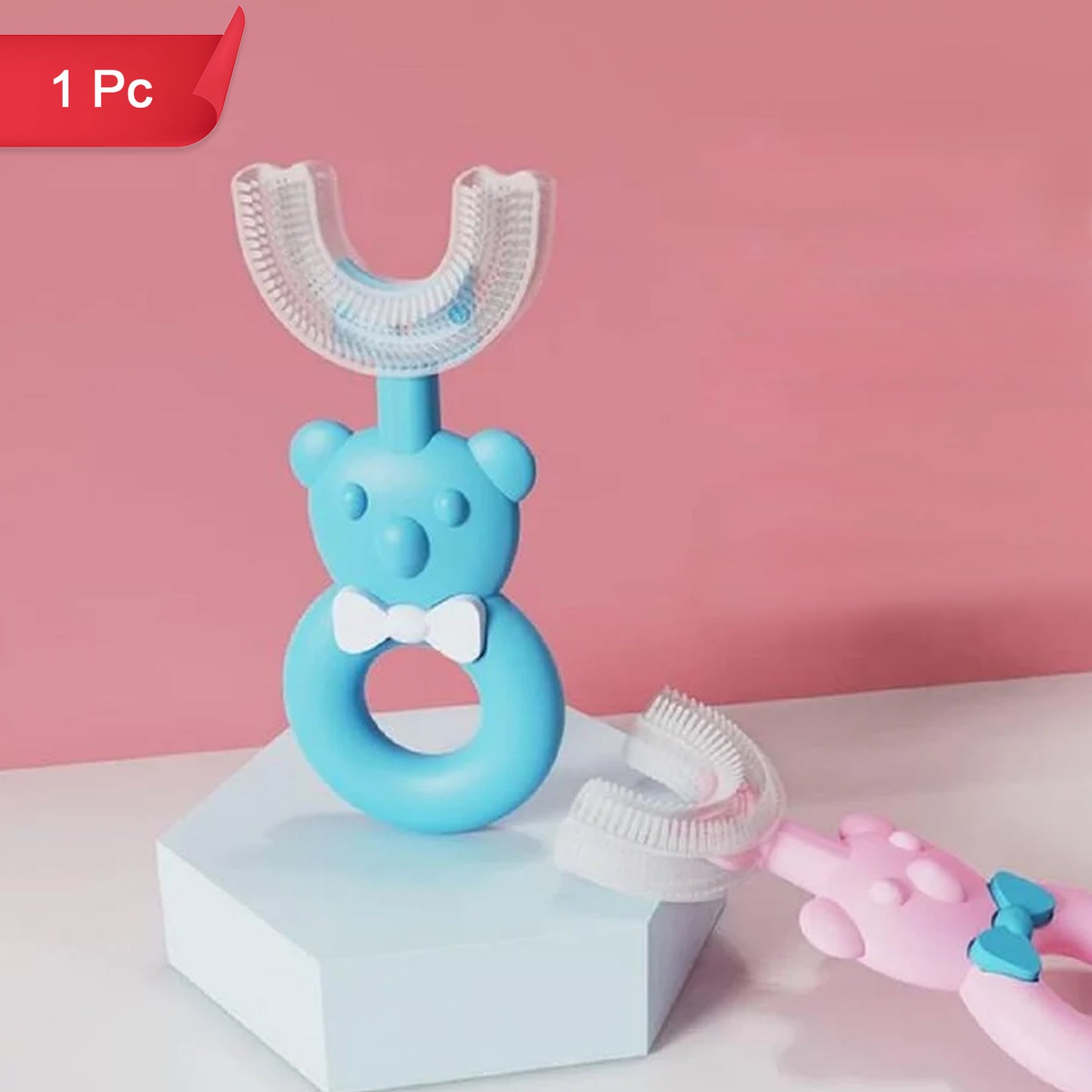 Babybear U-Shaped Toothbrush Silicone Brush Head (1 Pc)