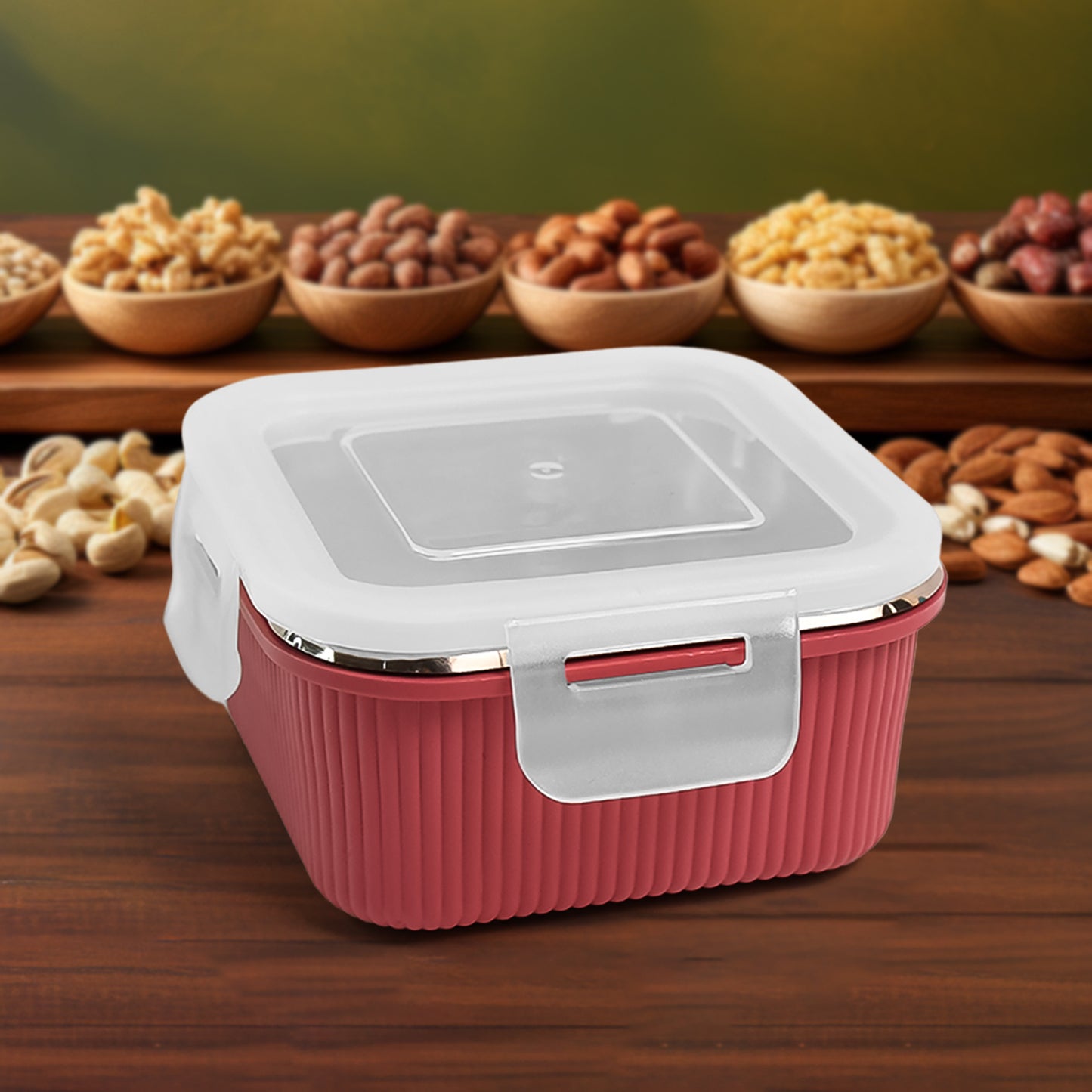 Apexvictor Square Food Storage Container (400 Ml 1 Pc)