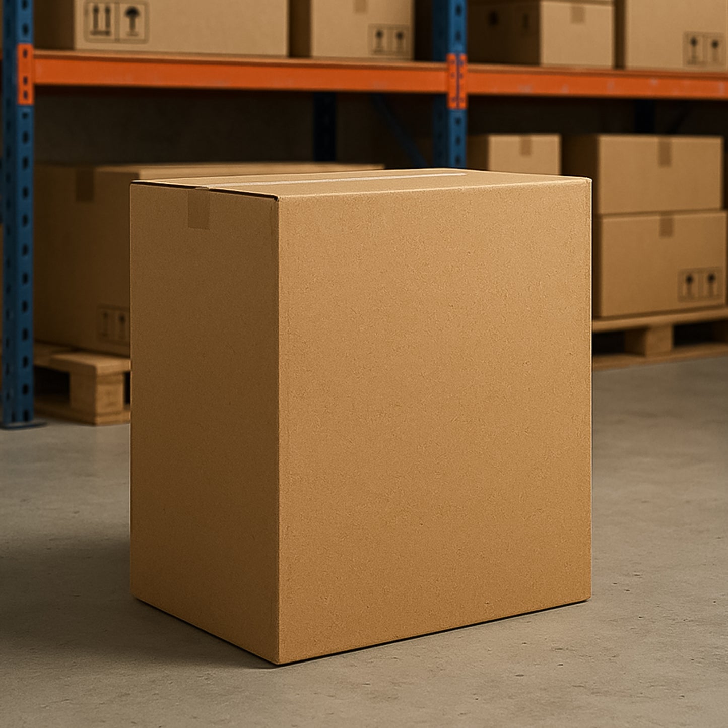 Heavy-Duty Brown Box For Product Packing ( 68X56X38Cm 1 Pc)