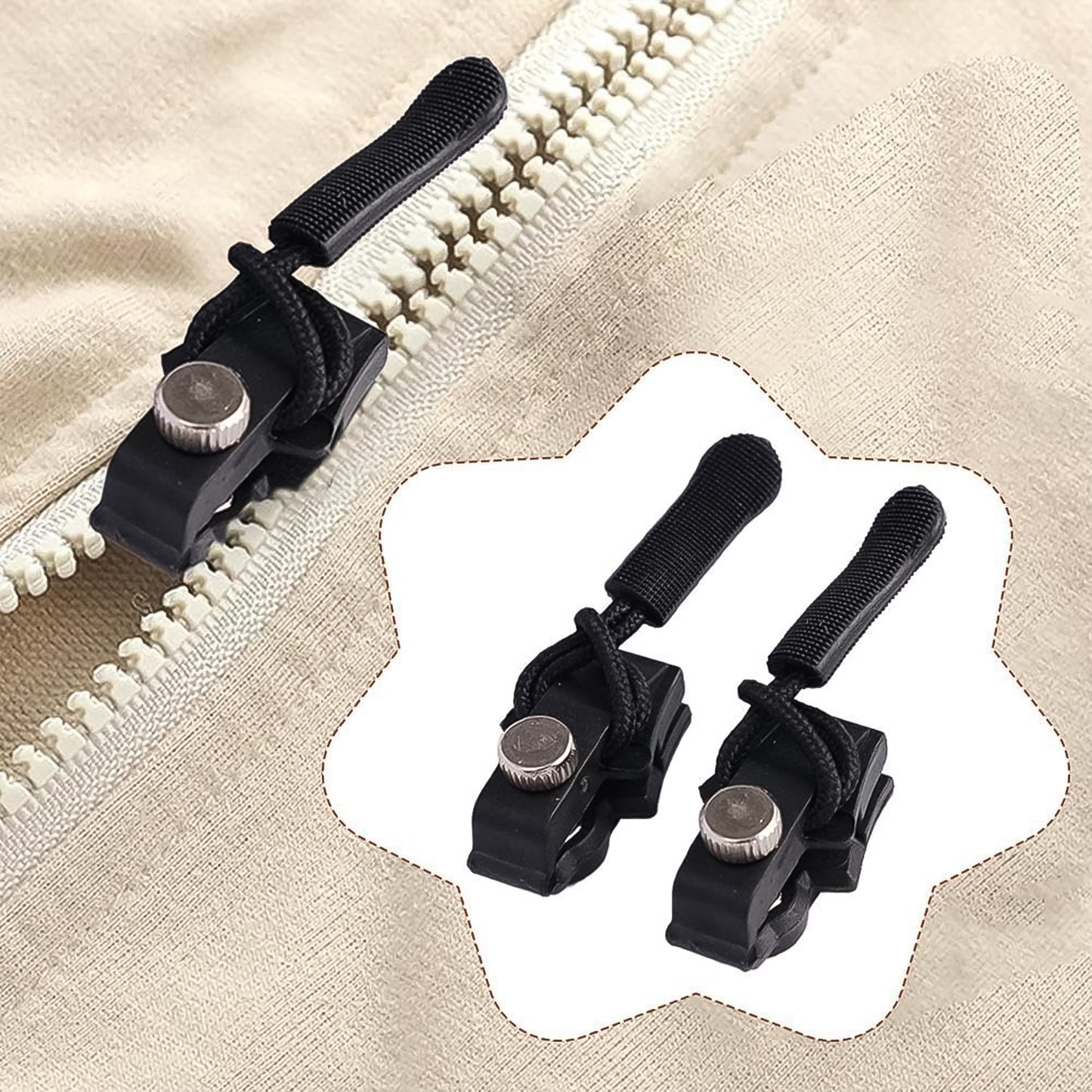 Portable Universal Detachable Zipper Slider (1 Pc Big)