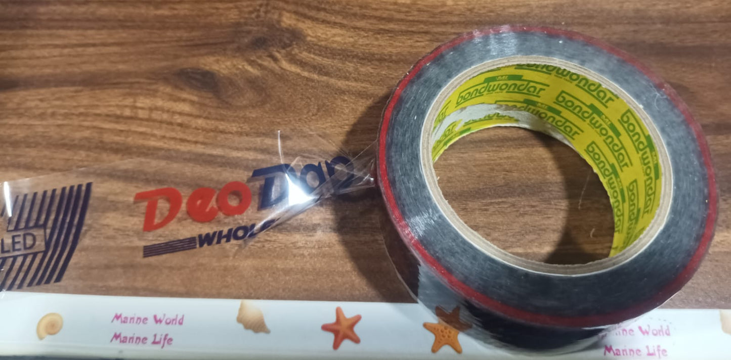Deodap Printed Transparent Strong Adhesive Packaging Tape For Multipurpose Use Packing Adhesive Tape Office Product (2 Inch X 120 Mtr.)