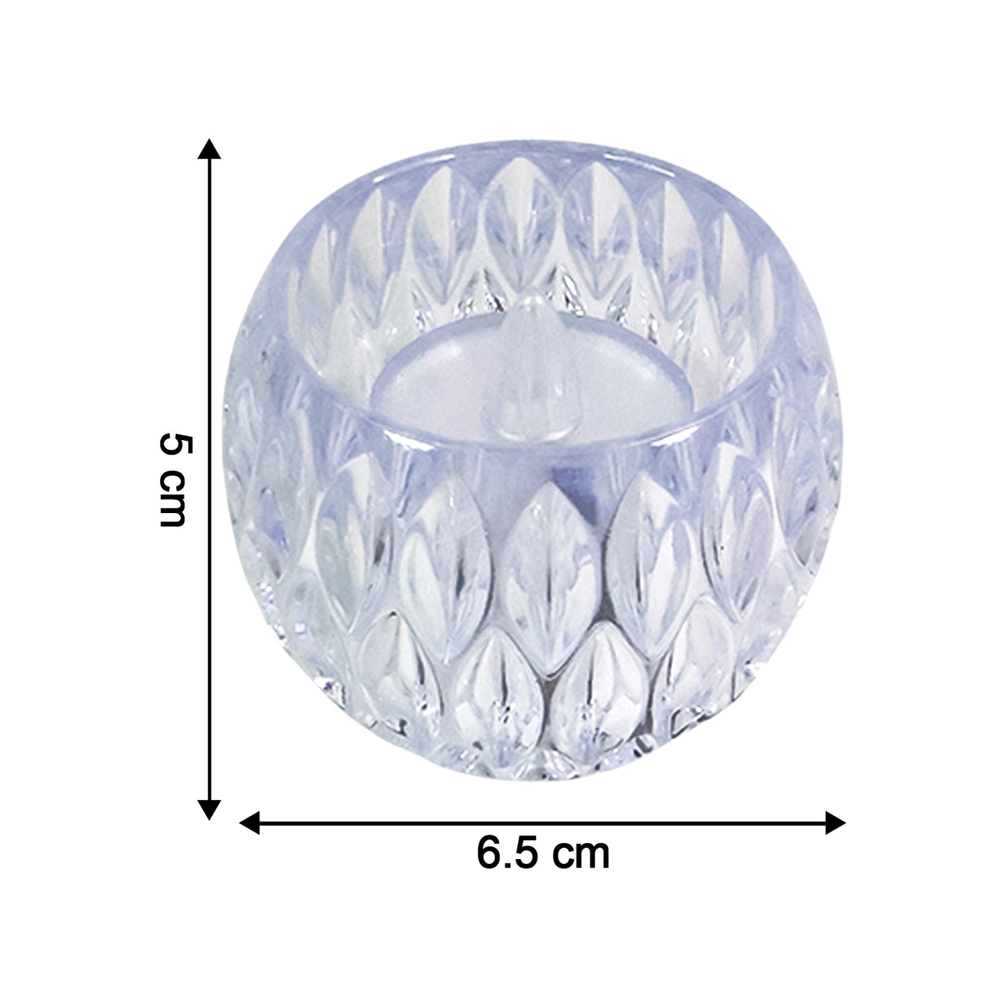 Set Of 12 Crystal Style Led Decorative Lamps Candle