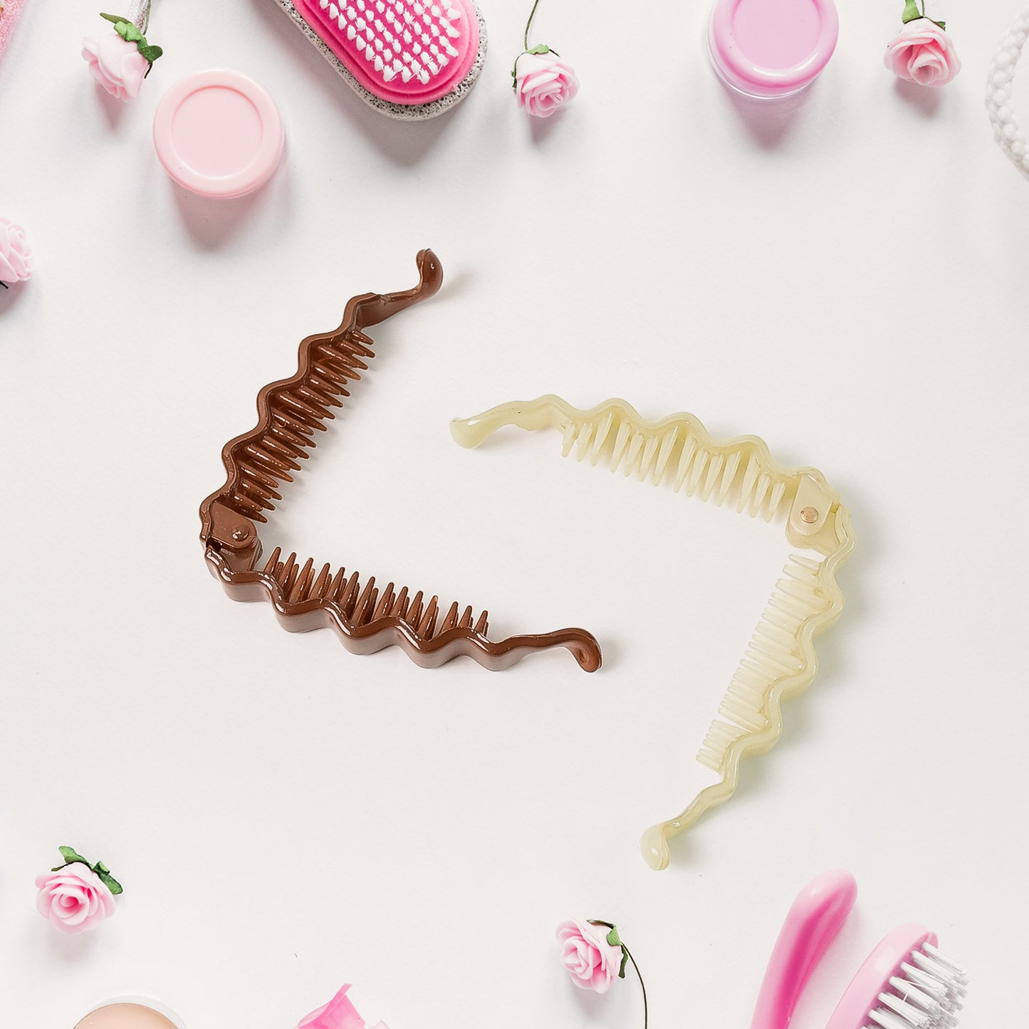 Plastic Hair Claw Clips Strong Clips (1 Pc Mix Color)