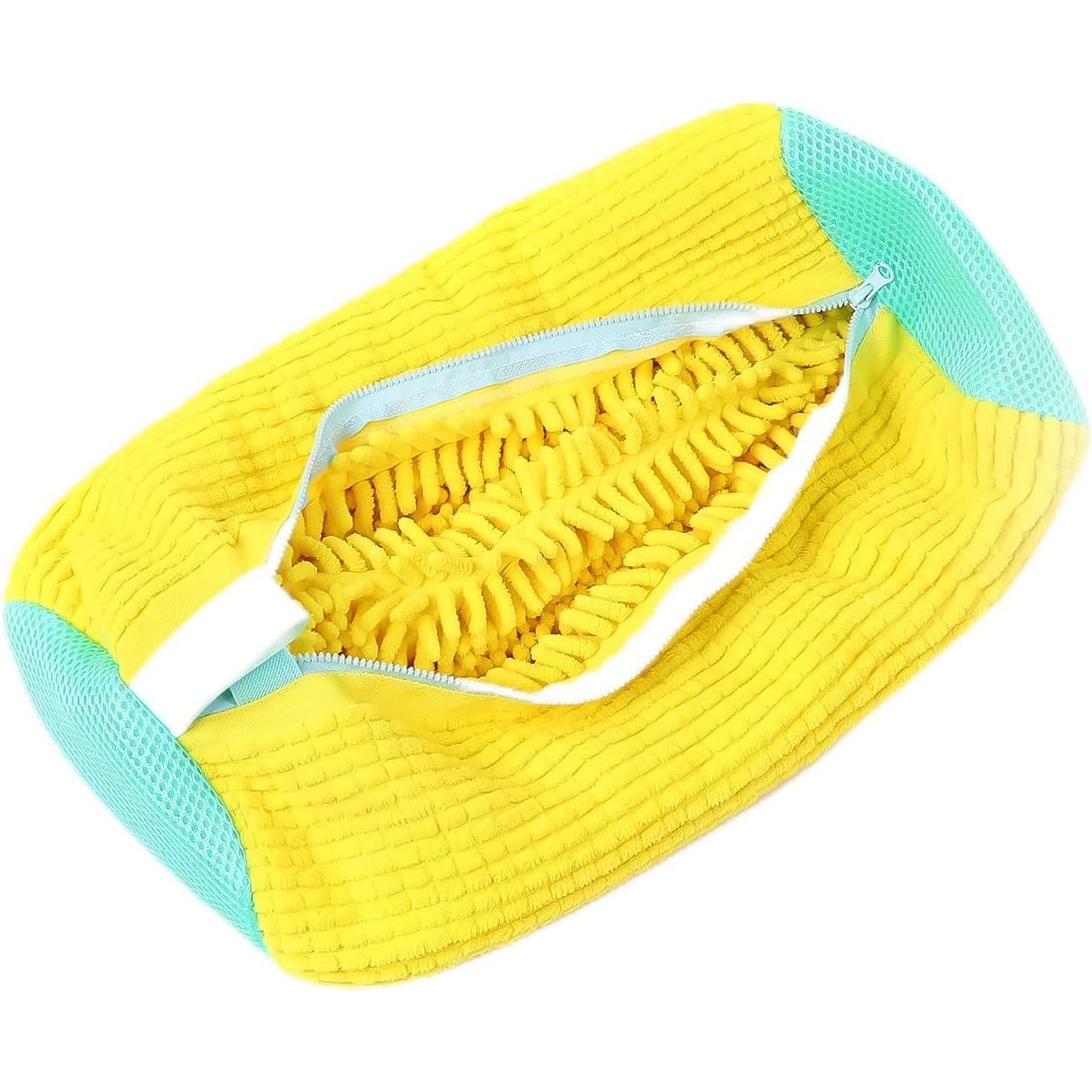 Shoecleaning Mop Cover With Microfiber Chenille Lining Zipper (1 Pc)