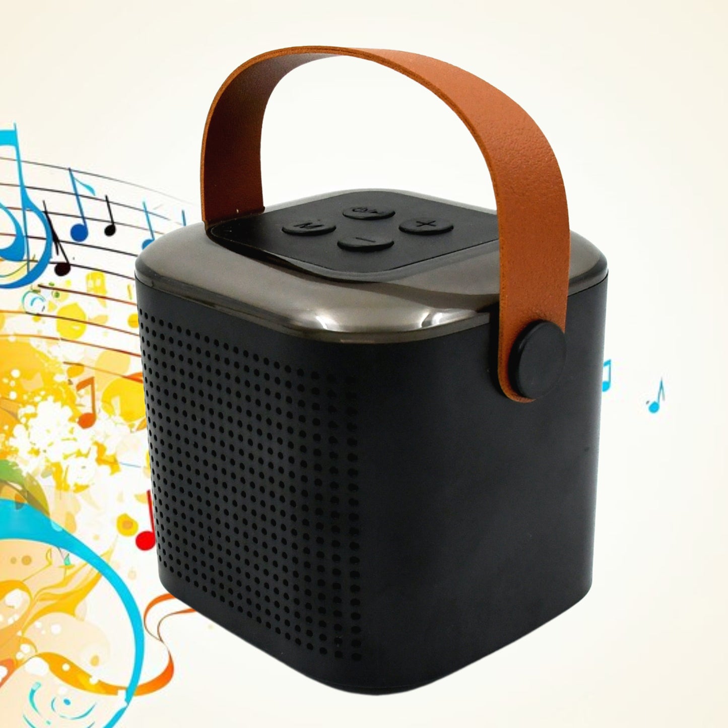 Wireless Speaker Microphone Set Rgb Light Support Memory Card Portablekaraoke Machine Perfect For Travel Tv