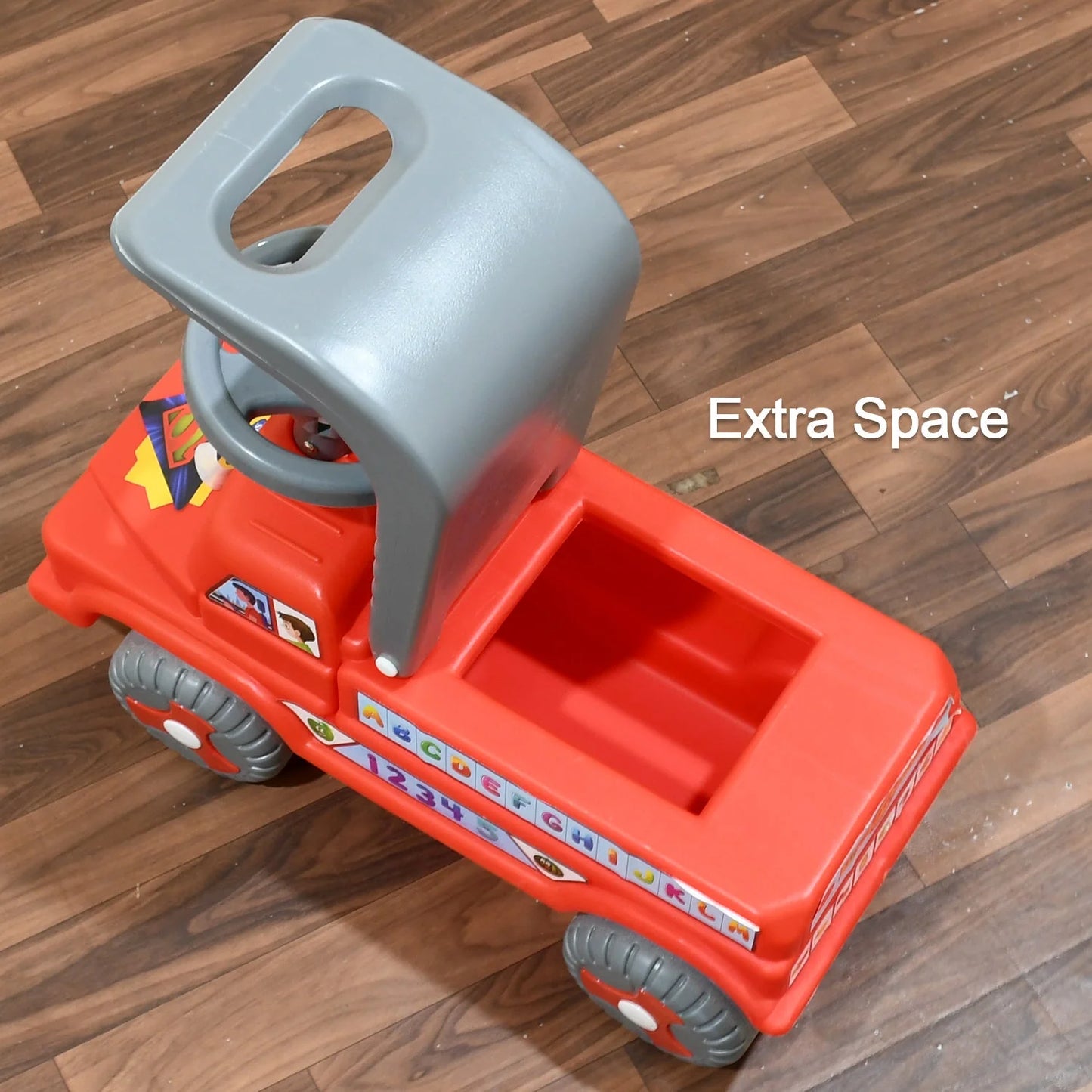 Baby Ride On Push Car For Kids Kids Baby Big Car Ride On Toy With Backrest Musical Horn For Children Kids Toy Ride-On Truck Etc Suitable For Kids Boysgirls Ride On Baby Car For Kids To Drive Boys Girls