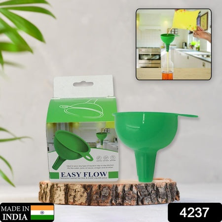 Silicone Funnel For Pouring Oil Sauce Water Juice And Small Food-Grainsfood Grade Silicone Funnel (1 Pc Green)