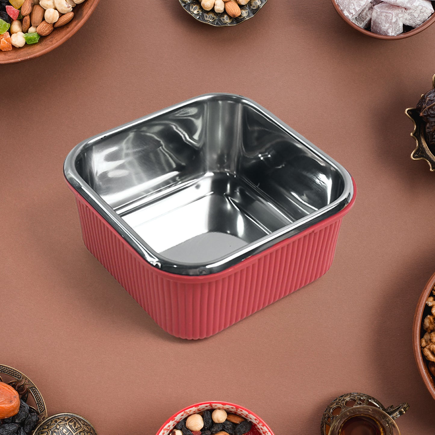 Apexvictor Square Food Storage Container (400 Ml 1 Pc)