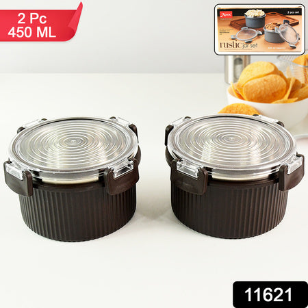 Apexrustic Jar Set 2 Pcs 450Ml Each Approx