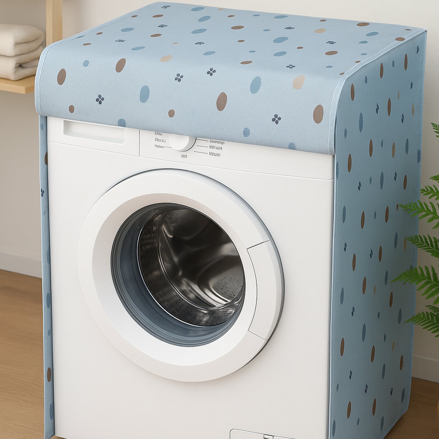 Washing Machine Cover Tumble Dryer Cover Sun Protection Dustproof Washing Machine Protective Cover (75X46X85 Cm)