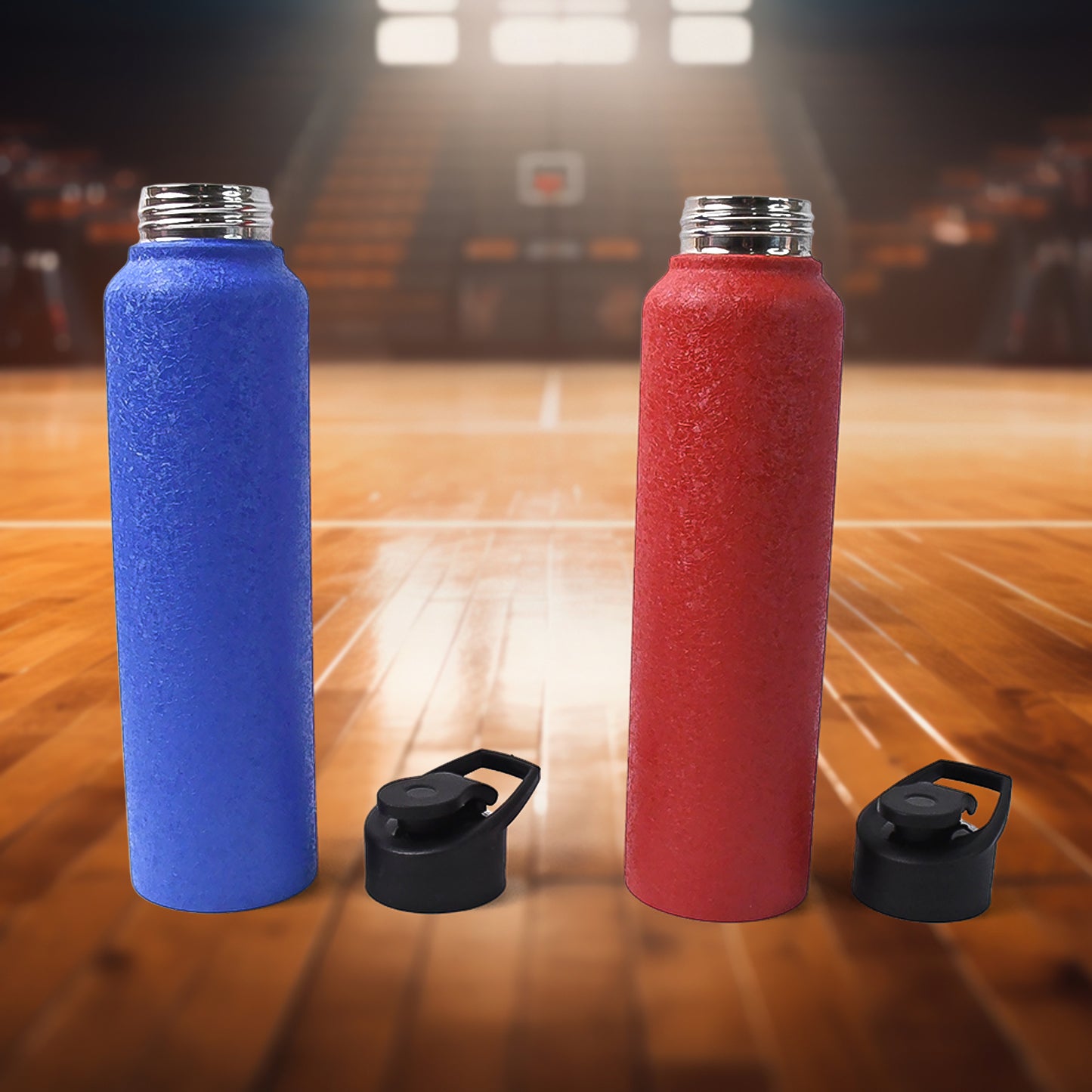Stainless Steel Water Bottle Fridge Water Bottle (1000Ml Mix Colour 1 Pc)