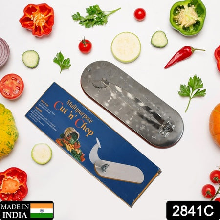 Steel Vegetable Cutter Premium Quality Cutter For Fruit Vegetable Meat Cutting Use ( Color Box )