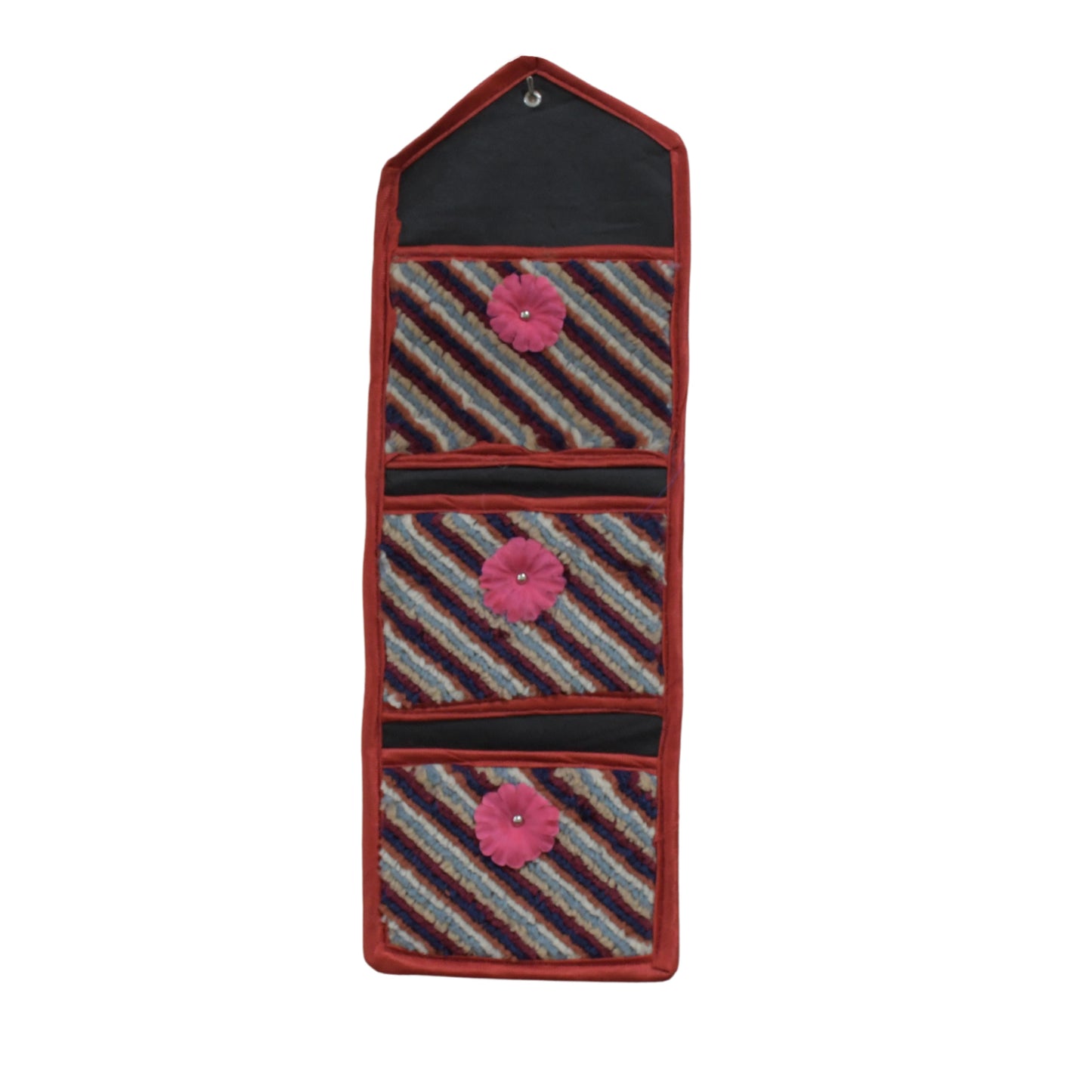 Foldable Hanging Organizer 3 Compartment Pocket Organiser Document Holder Wall Hanging Letter Holder With 3 Pockets Magazinepaper Holder Foldable Hanging Organizer