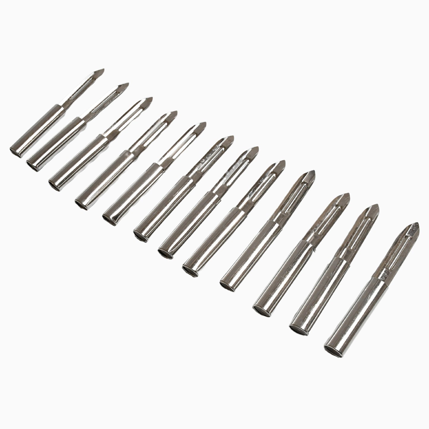 Multi-Purpose Stainless Steel Peeler With Handle For Vegetables Potato Peeler Carrot Grated Suitable For Peeling And Shredding Fruit And Vegetables Kitchen Accessories Piller (12 Pcs Set)