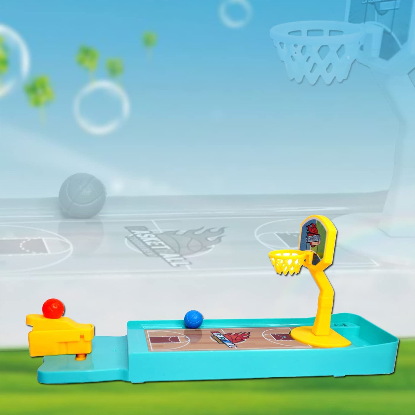 Mini Table Top Finger Basketball Game For Kids - Desktop Game For Kids Adults Basketball Finger Bowling Game Fun Indoor Finger Bowling Game For Boys Girls Family Board Game