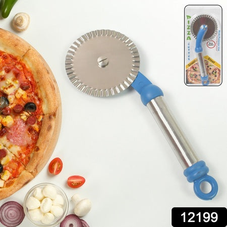 Multipurpose Use Curly Pizza Cutter Pastry Cutter Sandwiches Cutter (1 Pc)
