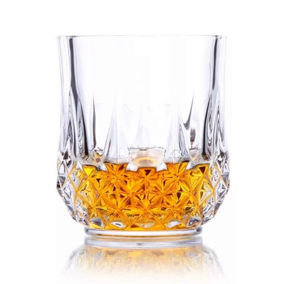 Heavy Unbreakable Stylish Look Fully Transparent Glasses Set 250Ml (6Pcs)