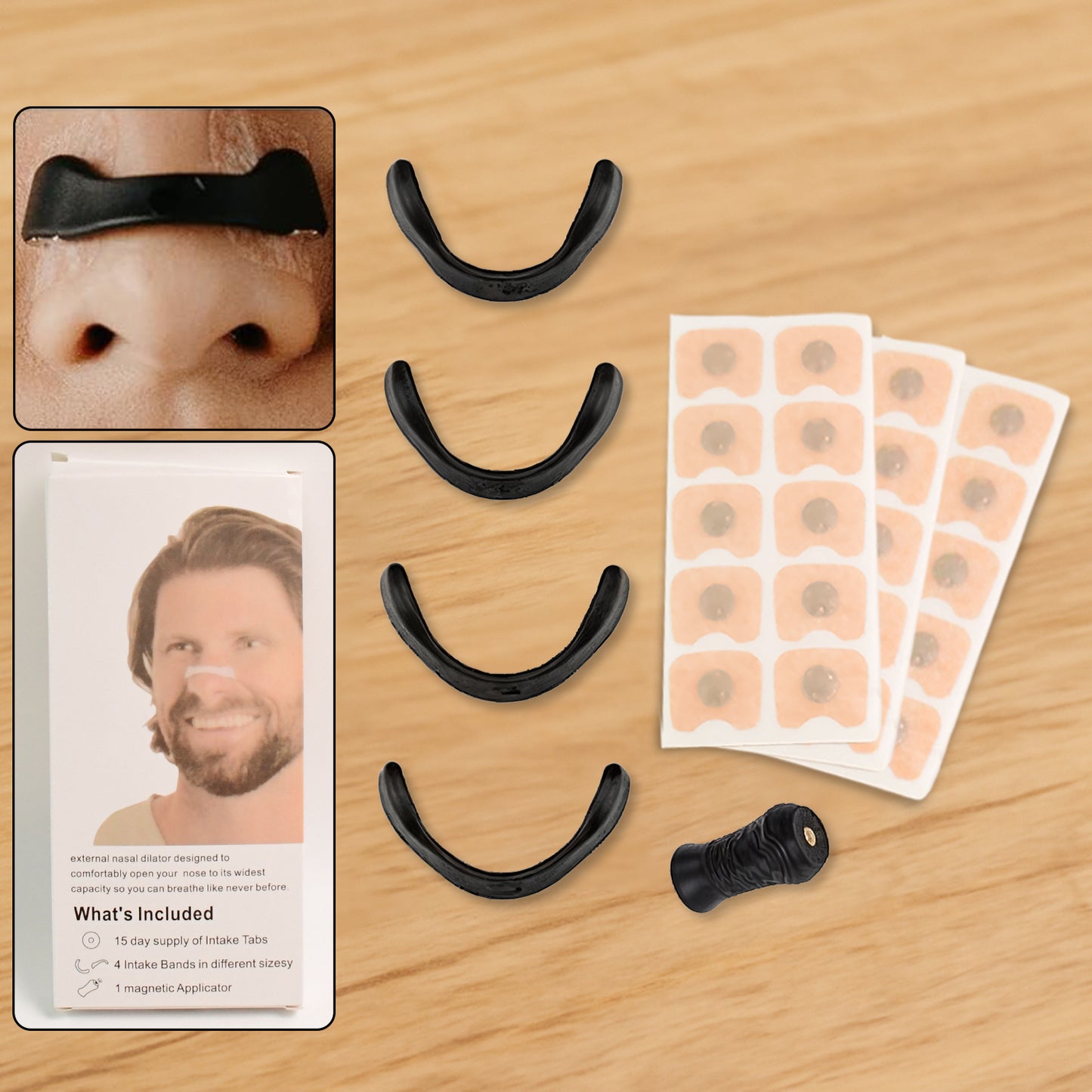 Nasalstrip Starter Kit - Boost Oxygen Intake Reduce Snoring (1 Set)