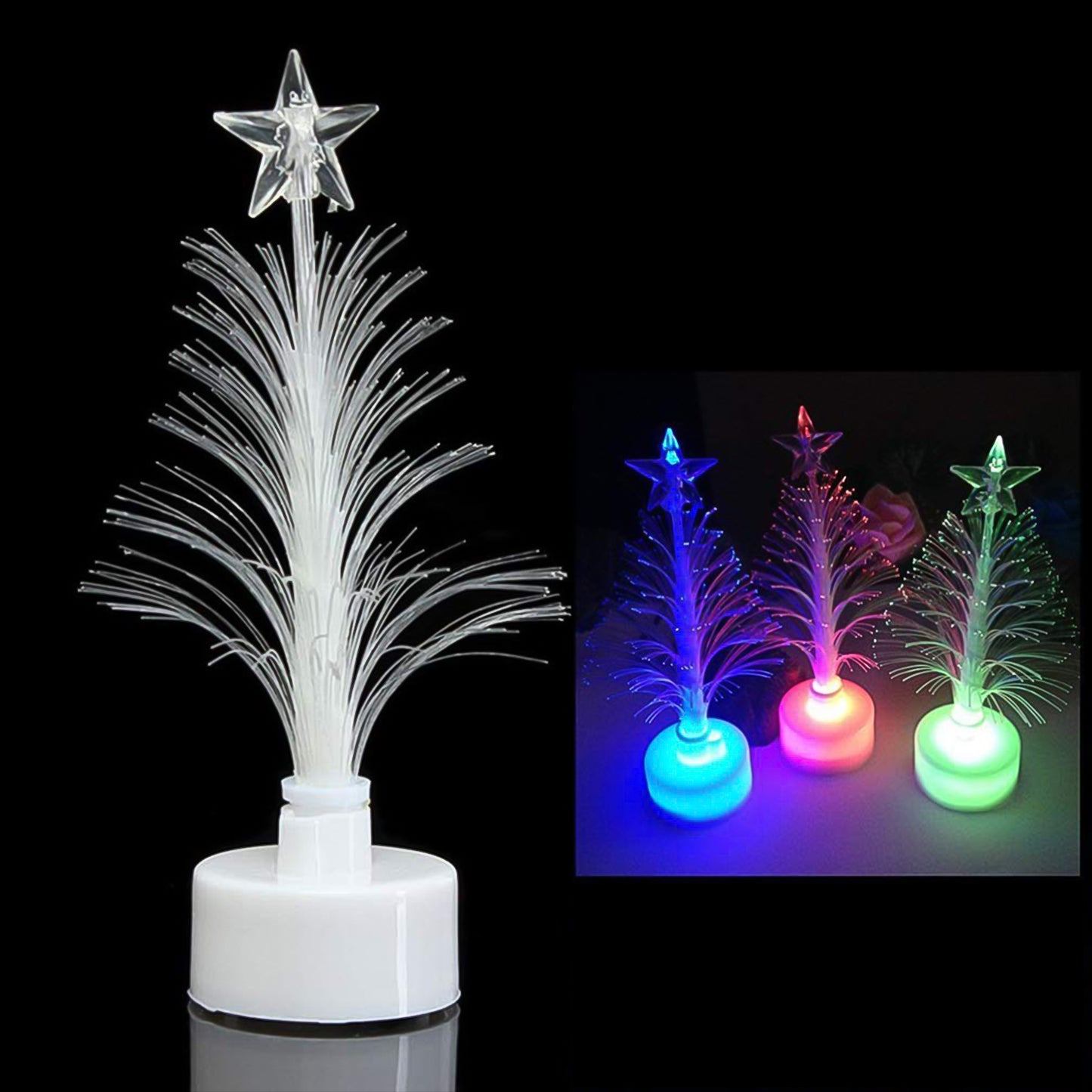 Treeled Candlelight Colourful Candle Decoration Led Light Night (1 Pc)