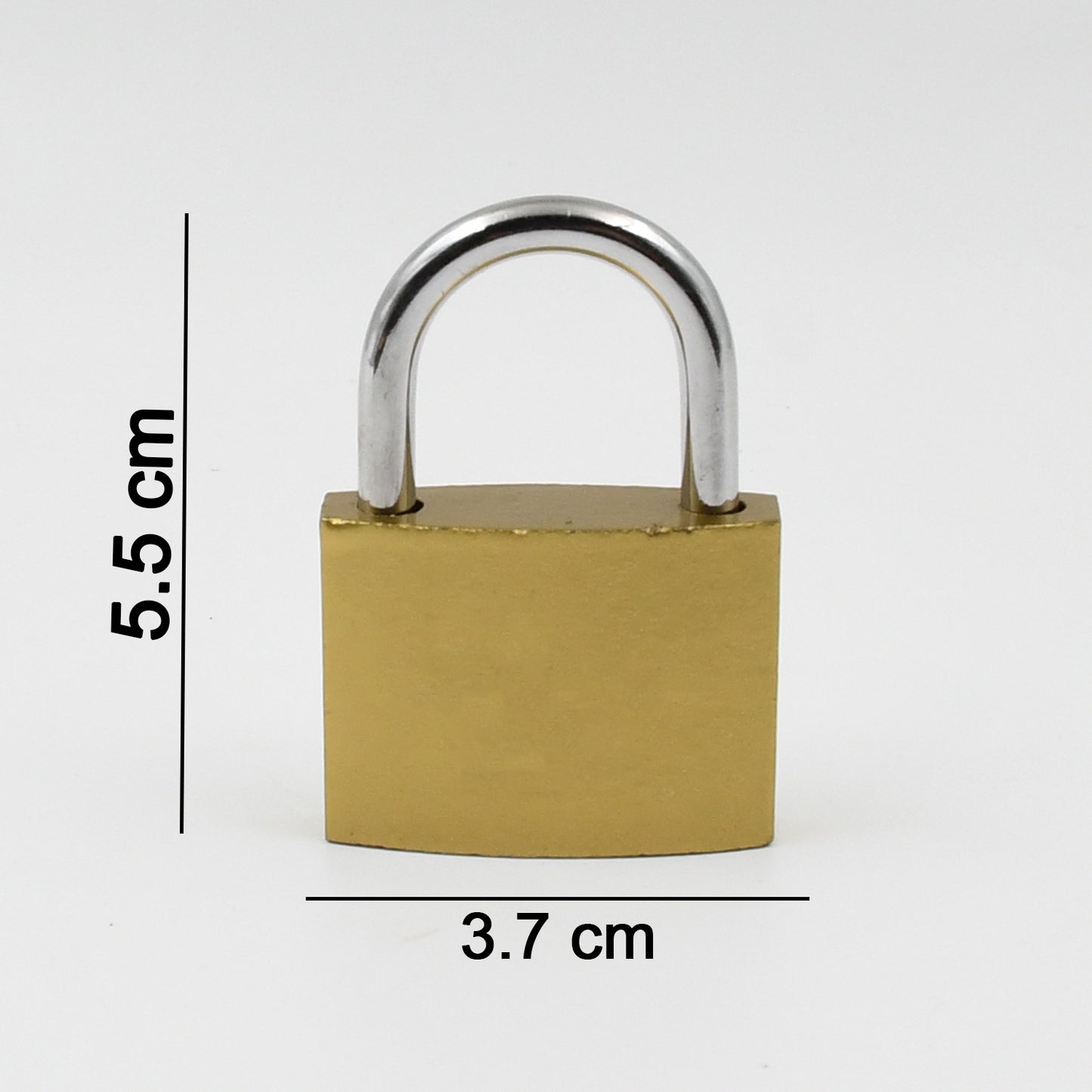 Multipurpose Solid 3 Keys Padlock 38 Mm 1 Pc)