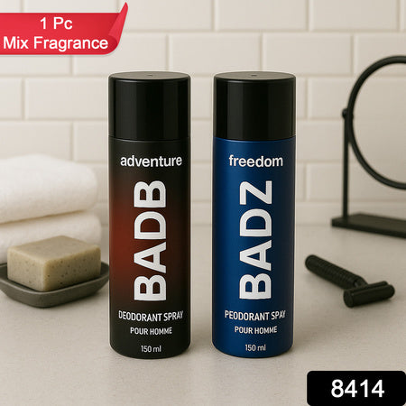 Mensdeodorant Body Spray 150Ml (Adventure Freedom Variant 1 Pc Random Mix)