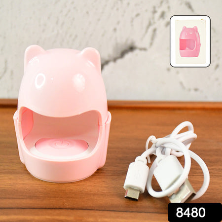 Miniled Nail Dryer Usb Rechargeable Nail Polish Curing Lamp (1 Pc)