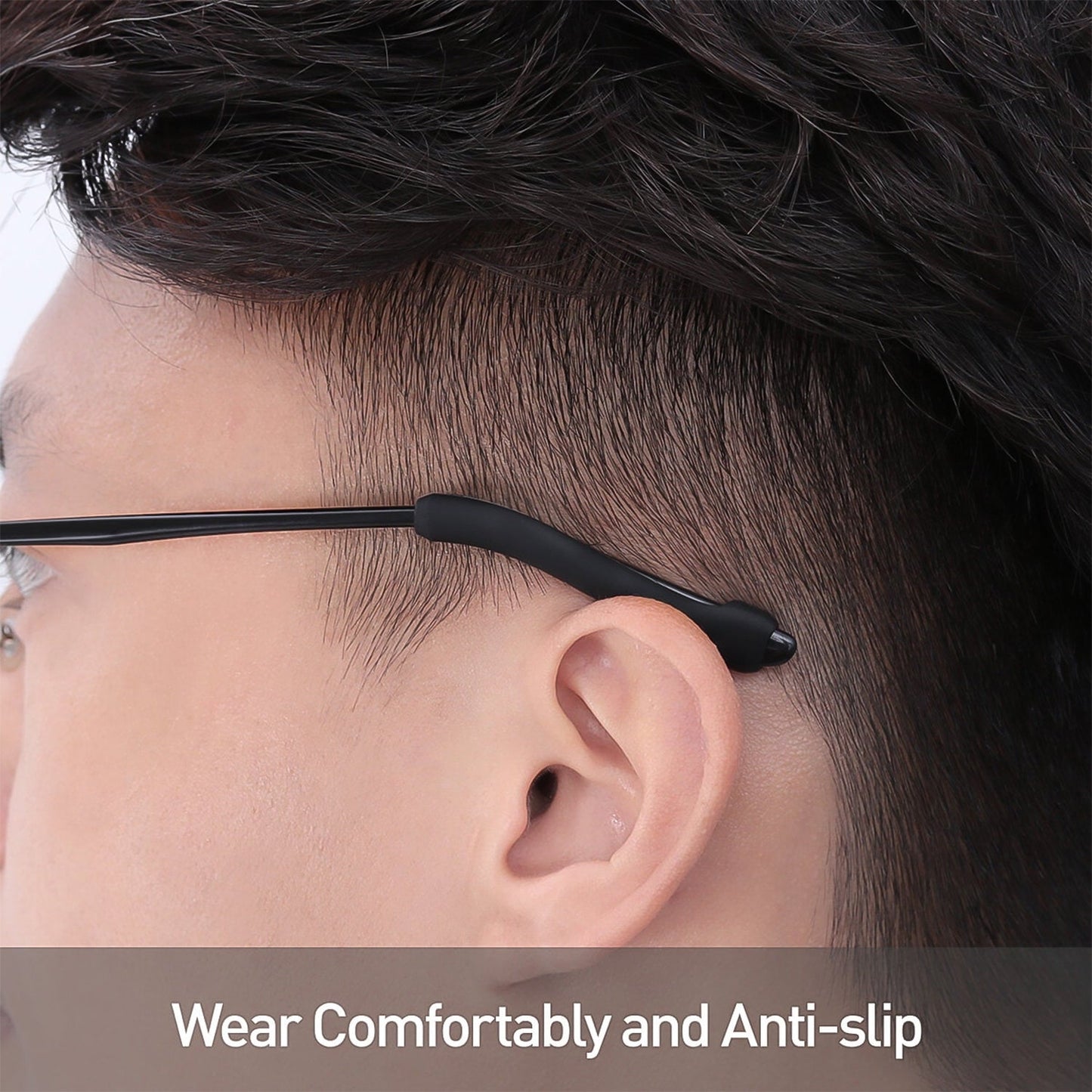 Eyeglass Anti Slip Ear Grip Soft Silicone Glasses Ear Hooks (1 Pair Color May Be Vary)