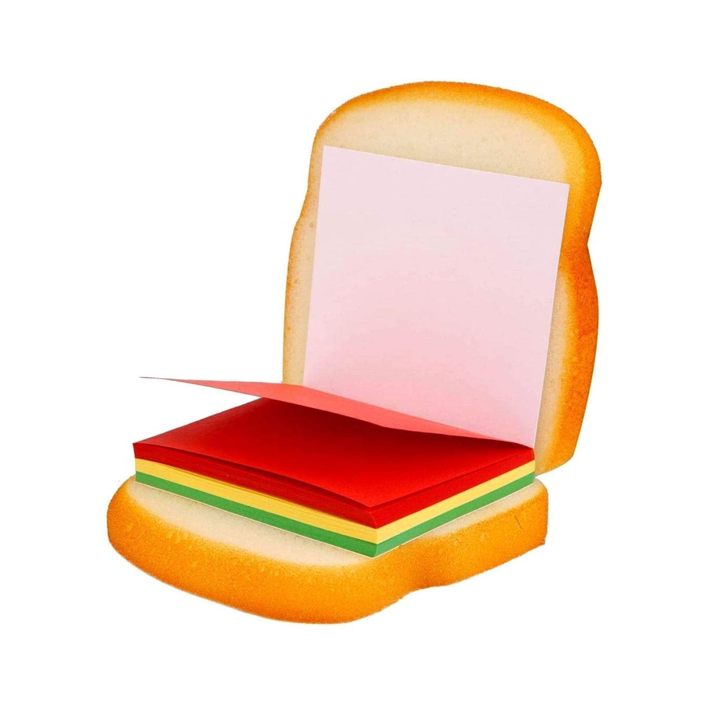 Sandwich Shaped Notepad Sticky Notes Memo Pads Unique Mini Notes (Multicolor)