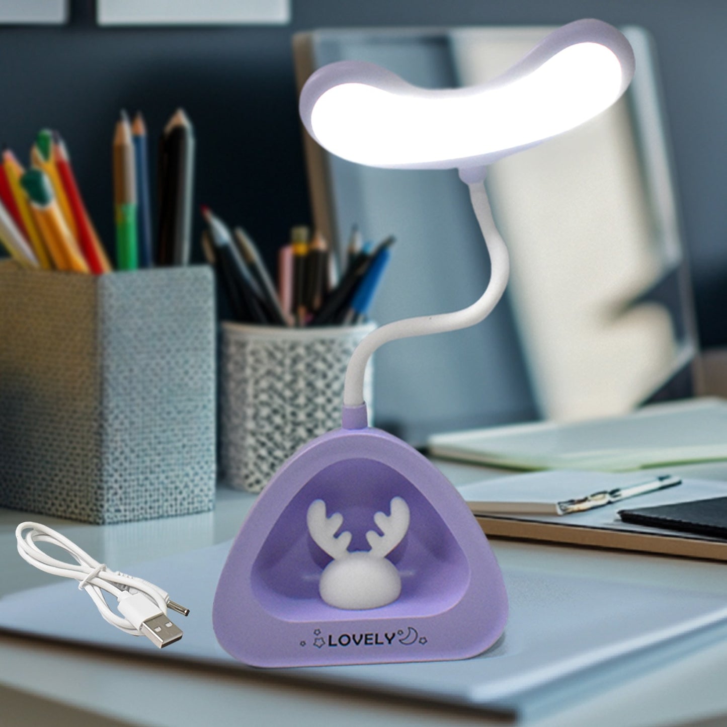 Cutelovely Led Desk Light Led Lamps Button Control (1 Pc)