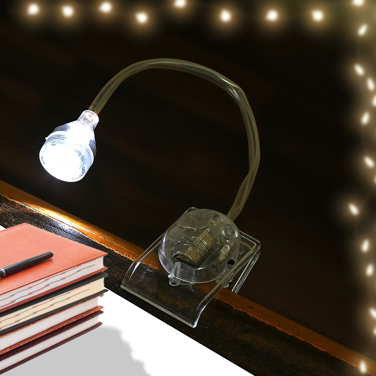 Clip Light Portable Clip Light Transparent Clip Light Outdoor Indoor Use