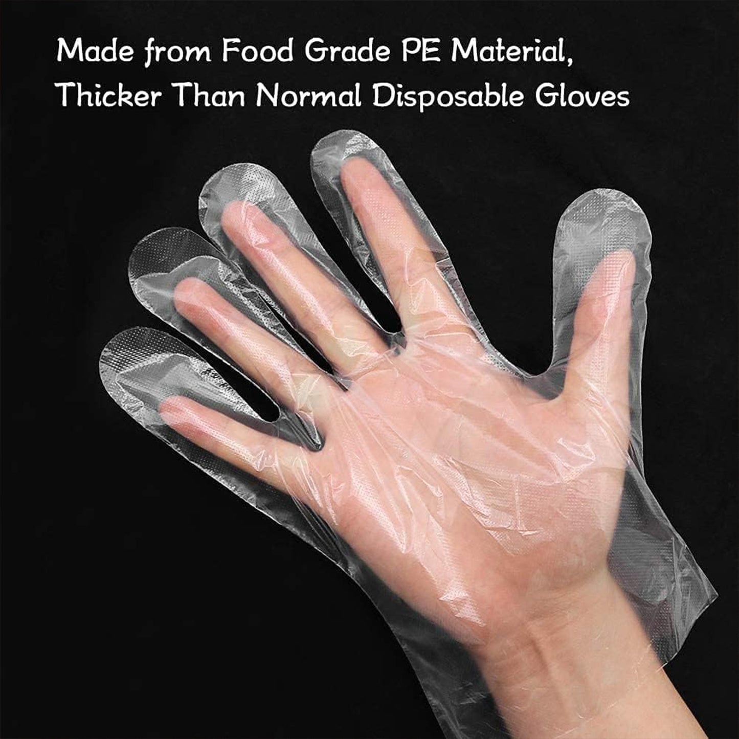 Eco-Friendly Kitchen Hand Gloves Disposal Hand Gloves Free Size (100 Pc)