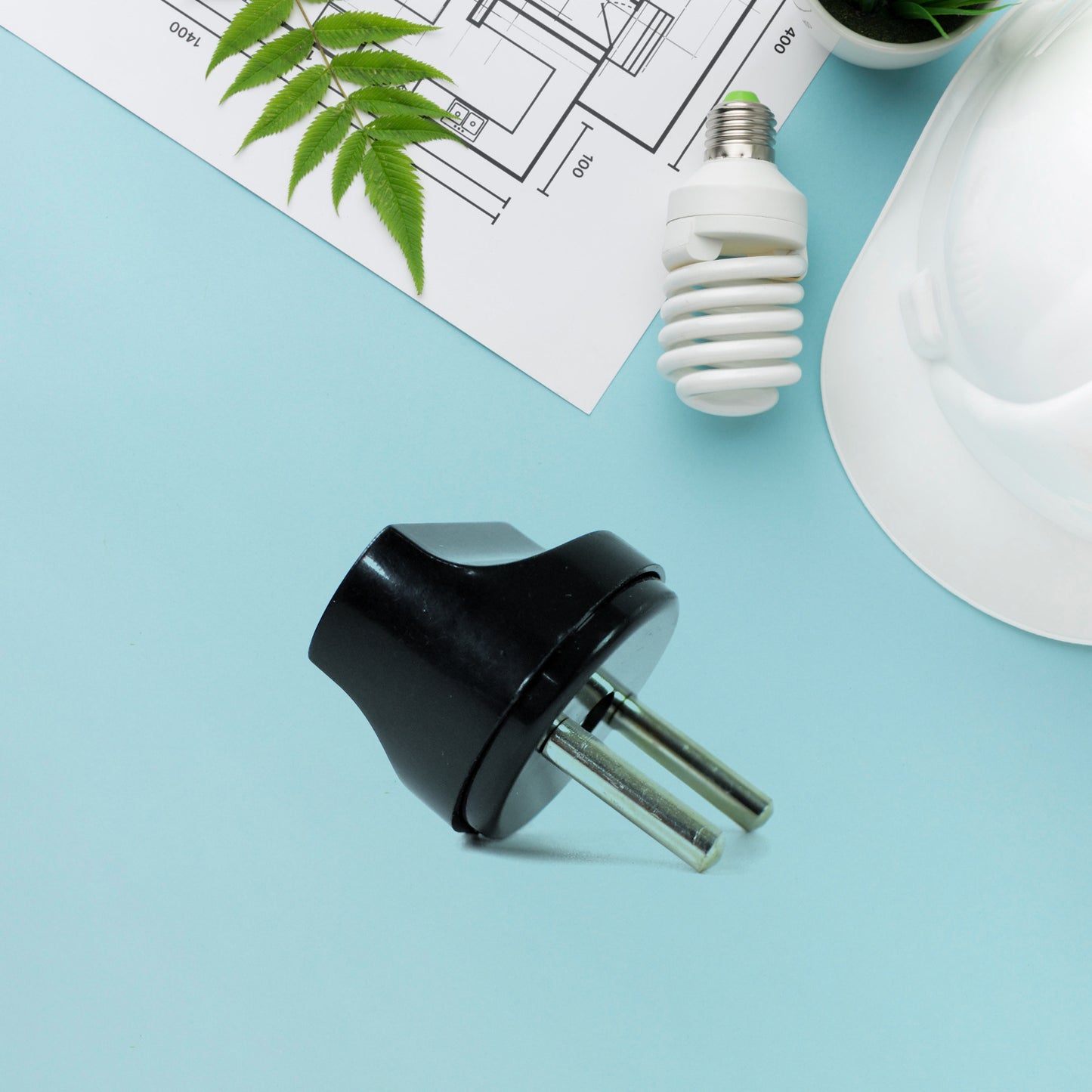 2 Pinplug Converter Plug Adapter (1 Pc )
