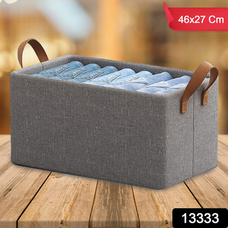 Clothstorage Baskets Closet Storage Bins Canvas Fabric Storage Basket For Shelves Basket Organizers For Shelf Storage Bins For Clothes (4827 Cm)