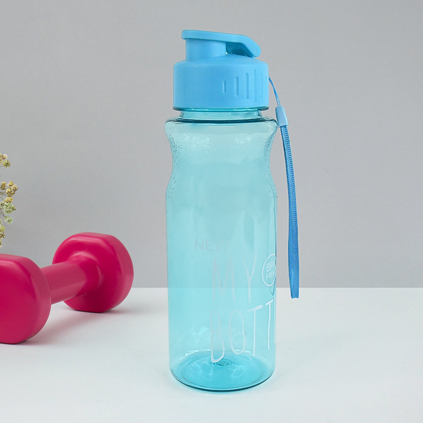 Bpa-Free Plastic Sports Water Bottle (Approx. 400 Ml 1 Pc)