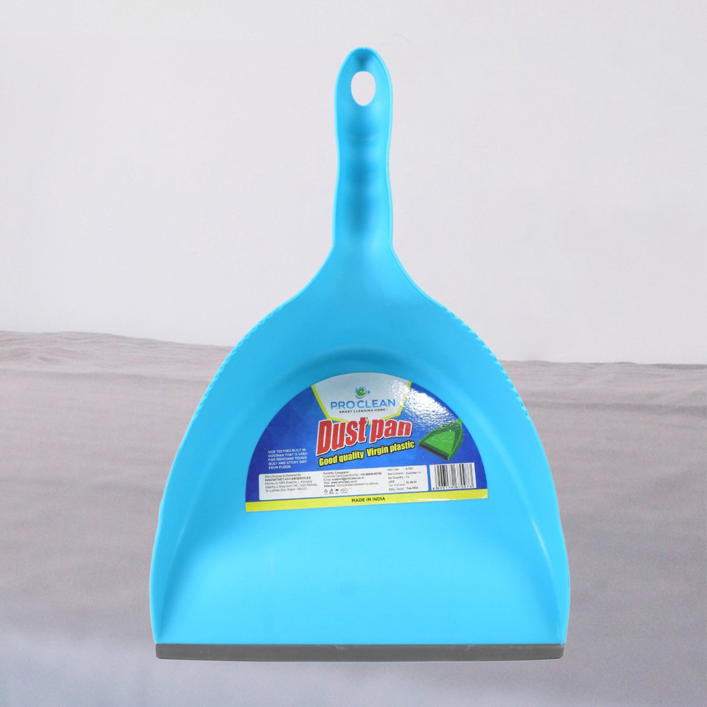 Heavyplastic Dustpan With Handle (1 Pc)