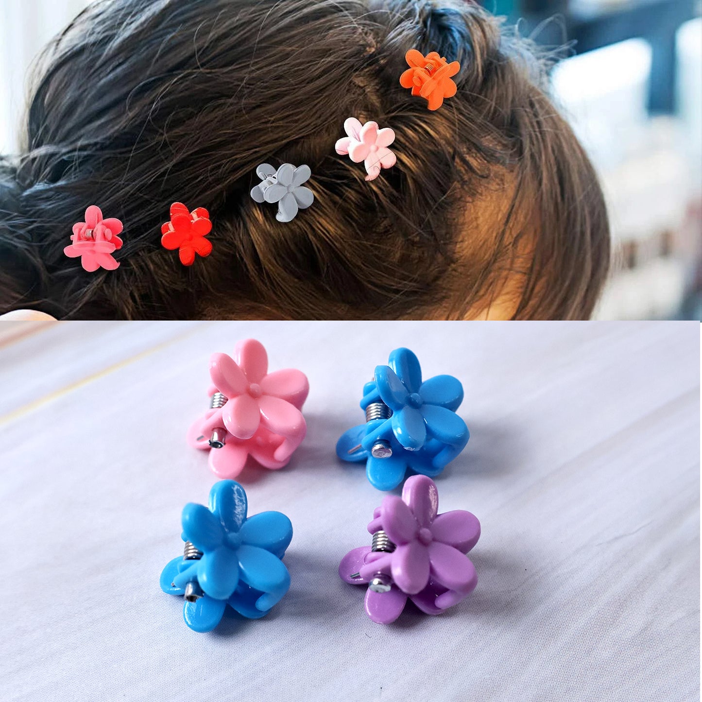 Kidshair Bands Rubber Bands Cute Hair Clips In Storage Box (Mix Design 1 Set)