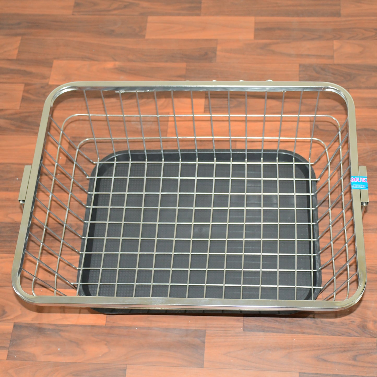 Dish Drainer Rack With Drip Tray Stainless Steel Dish Drainer Rack With Drip Tray Utensil Drying Stand For Kitchen Plate Rack Bartan Basket For Kitchen Utensilsdish Drying Rack With Drainerbartan Basketplate Stand ( 57 X 45 X 19 Cm)