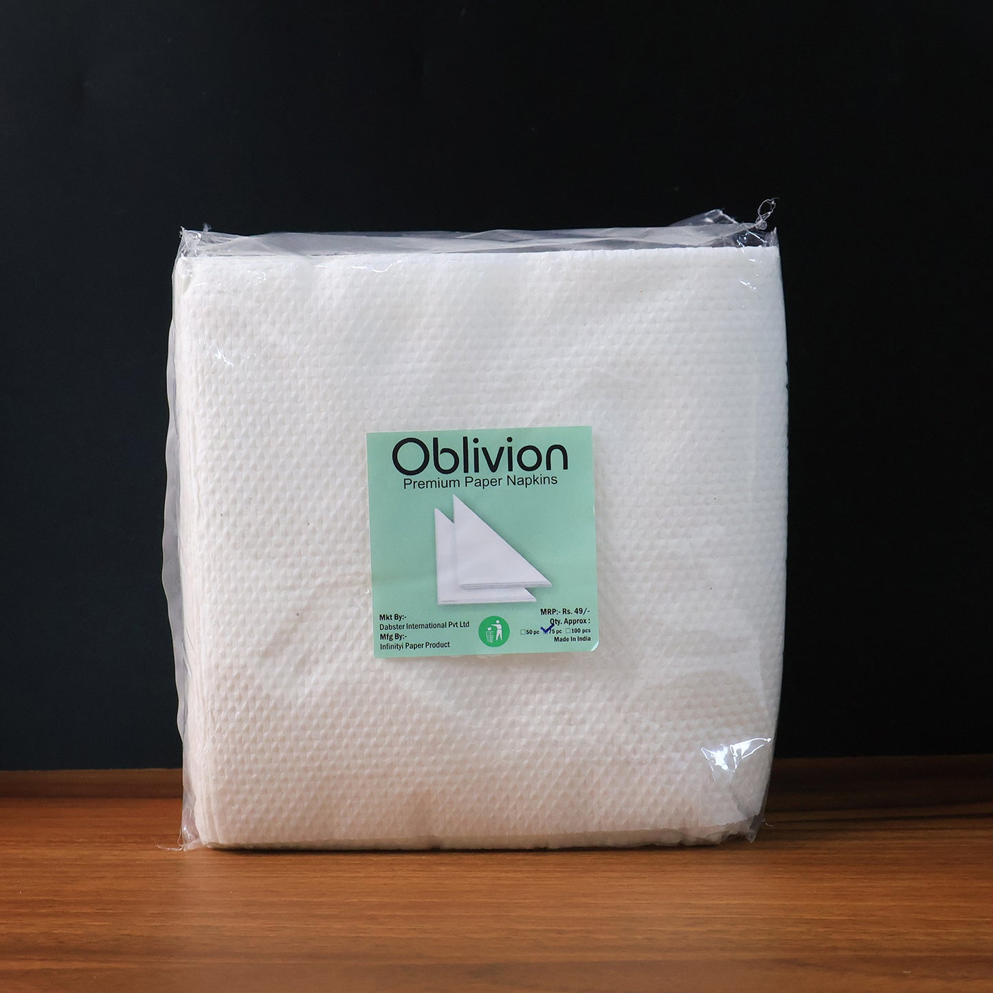 Softabsorbent Disposable Tissue Napkins Paper (75 Pc)